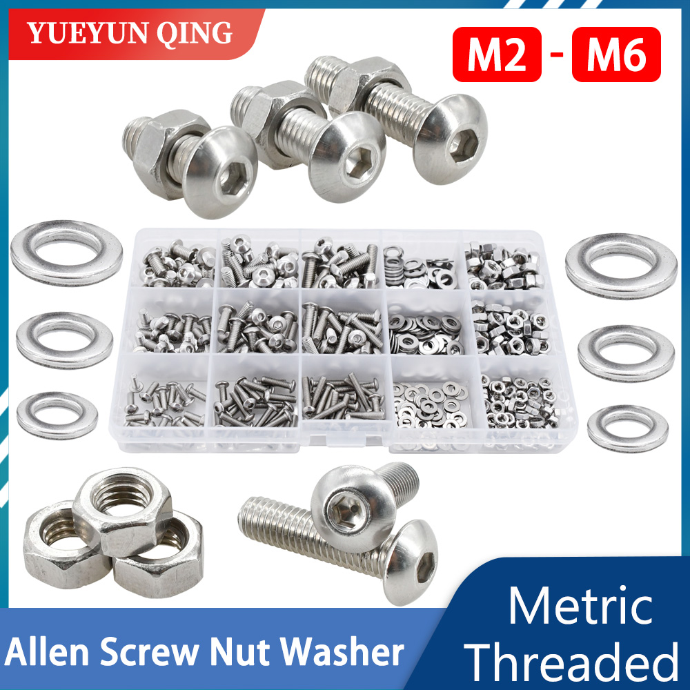 Nuts Mix - 304 Stainless Steel Allen Screw Bolt