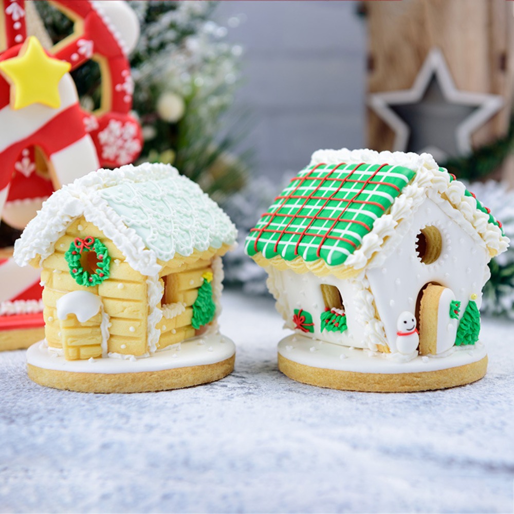 6Pcs Mini Christmas Gingerbrea - Cookies Pack recension och pris