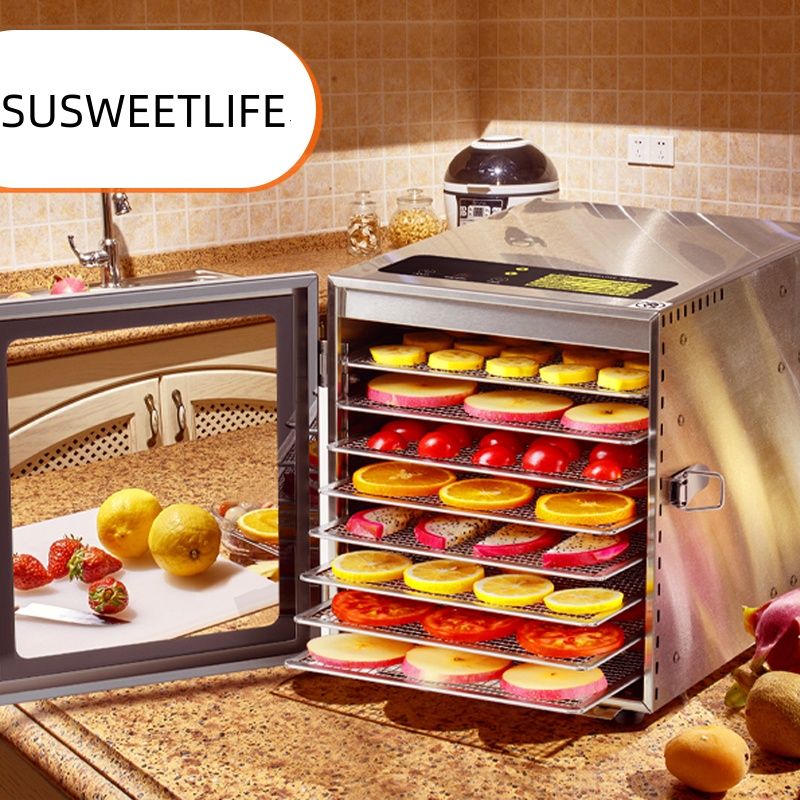Large Capacity 8-Tray Food Deh - Healthy Snacks Food recension och pris