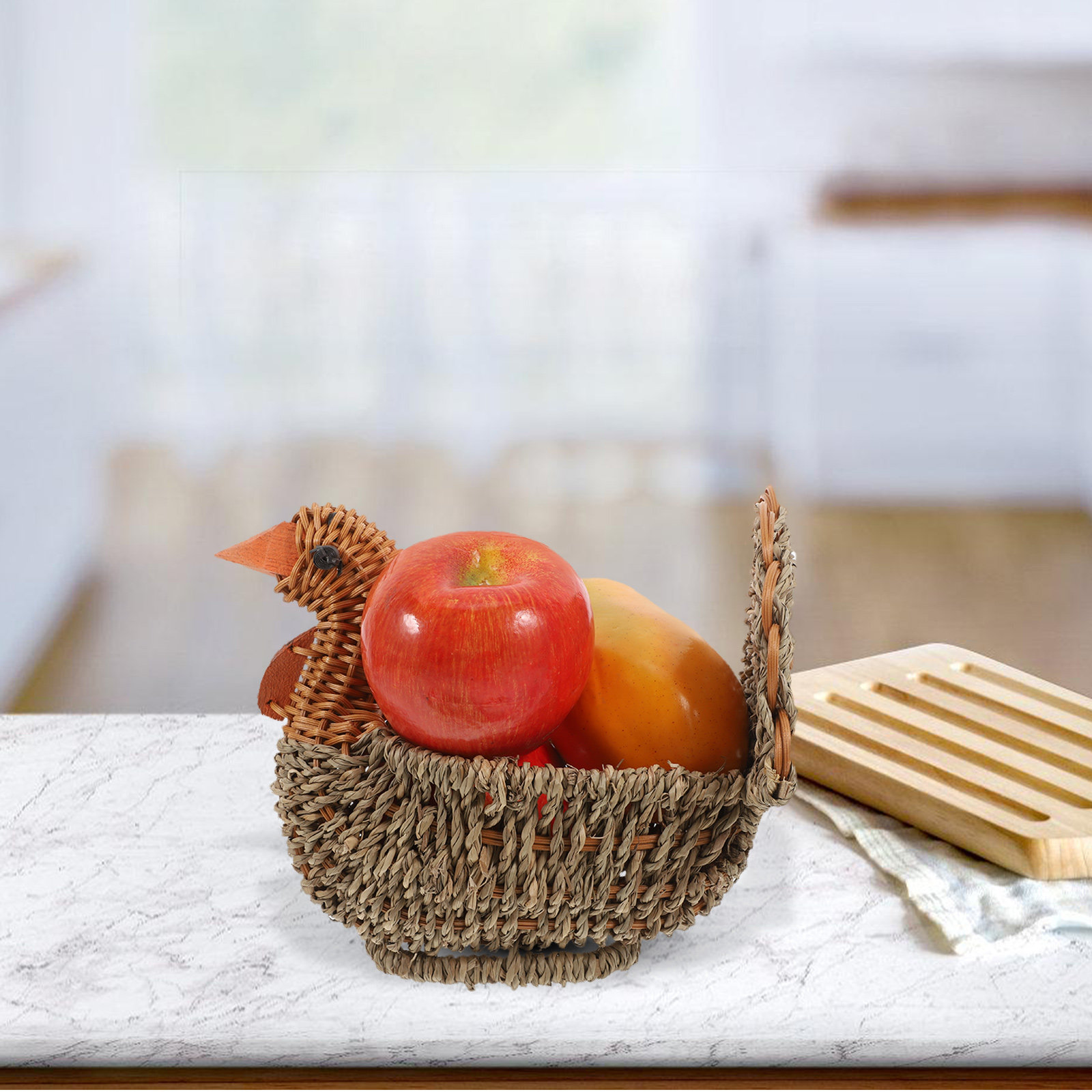 Turkey Shaped Woven Storage Ba - Dried Fruit recension och pris