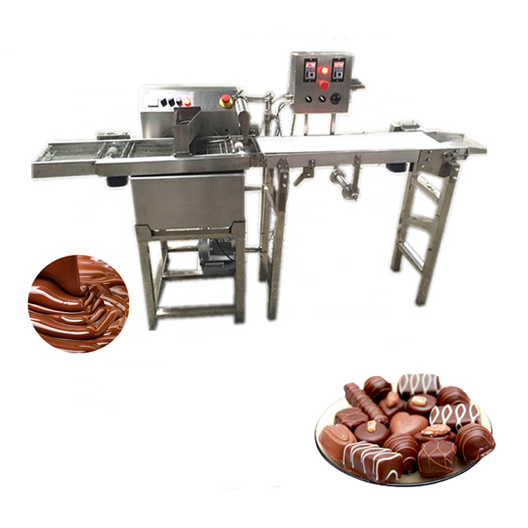 Donut Chocolate Coating Machin - Chocolate Snack recension och pris