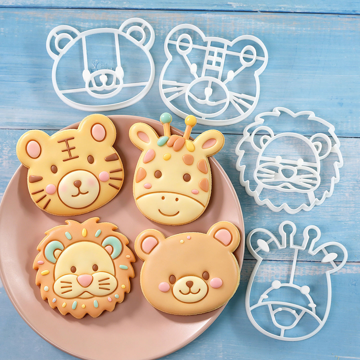 4 Pcs Animal Cookie Cutters Se - Cookies Pack recension och pris