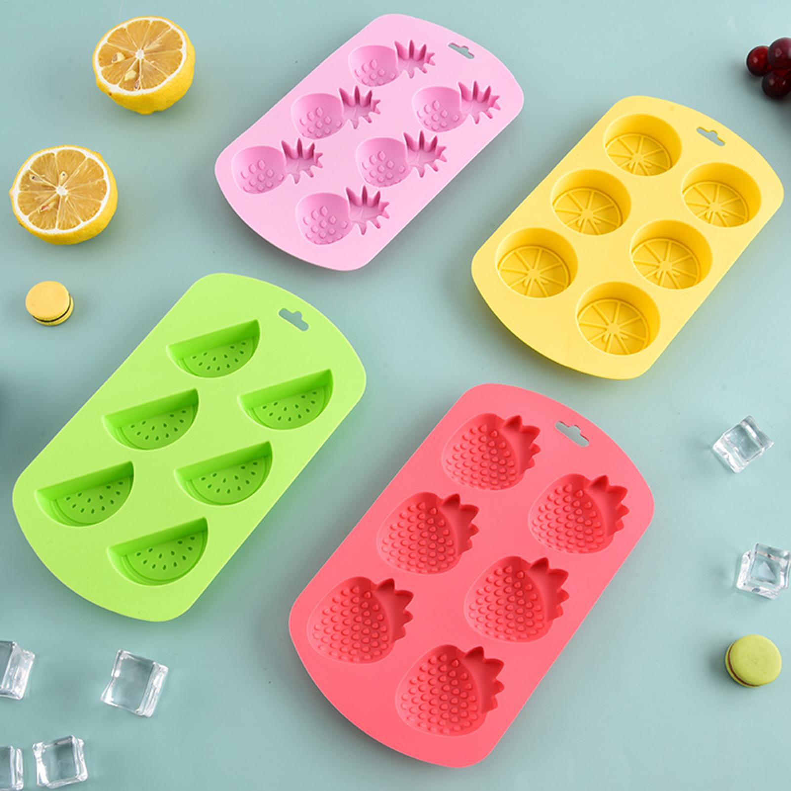 6 Cavity Fruit Shaped Silicone - Gummy Candy recension och pris