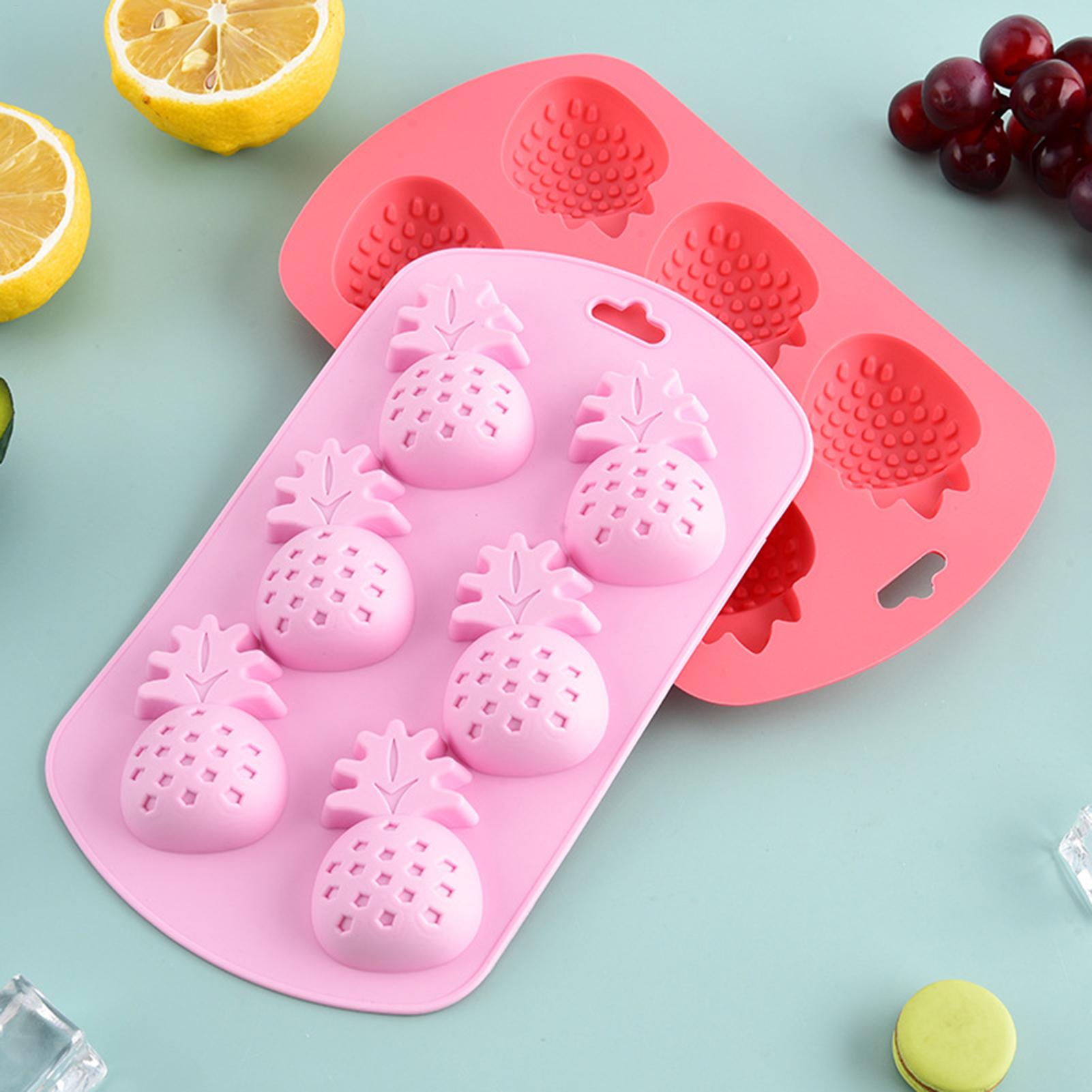6 Cavity Fruit Shaped Silicone - Gummy Candy recension och pris