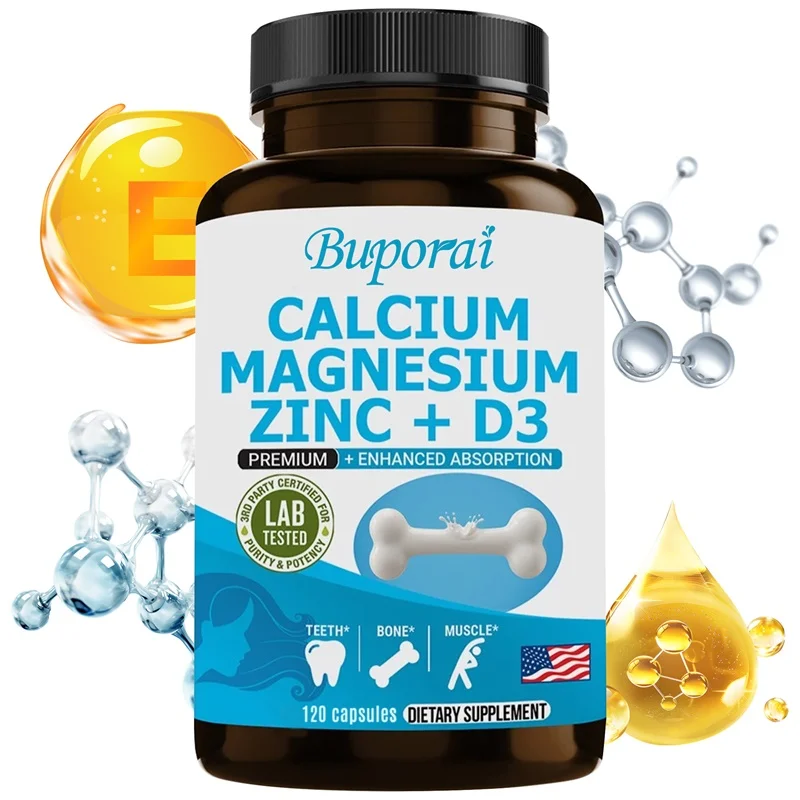 Calcium Magnesium Zinc Vitamin - Protein Bar recension och pris