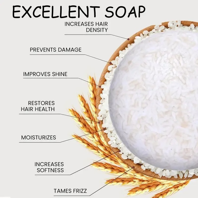 Organic Rice Shampoo Soap Bar  - Protein Bar recension och pris