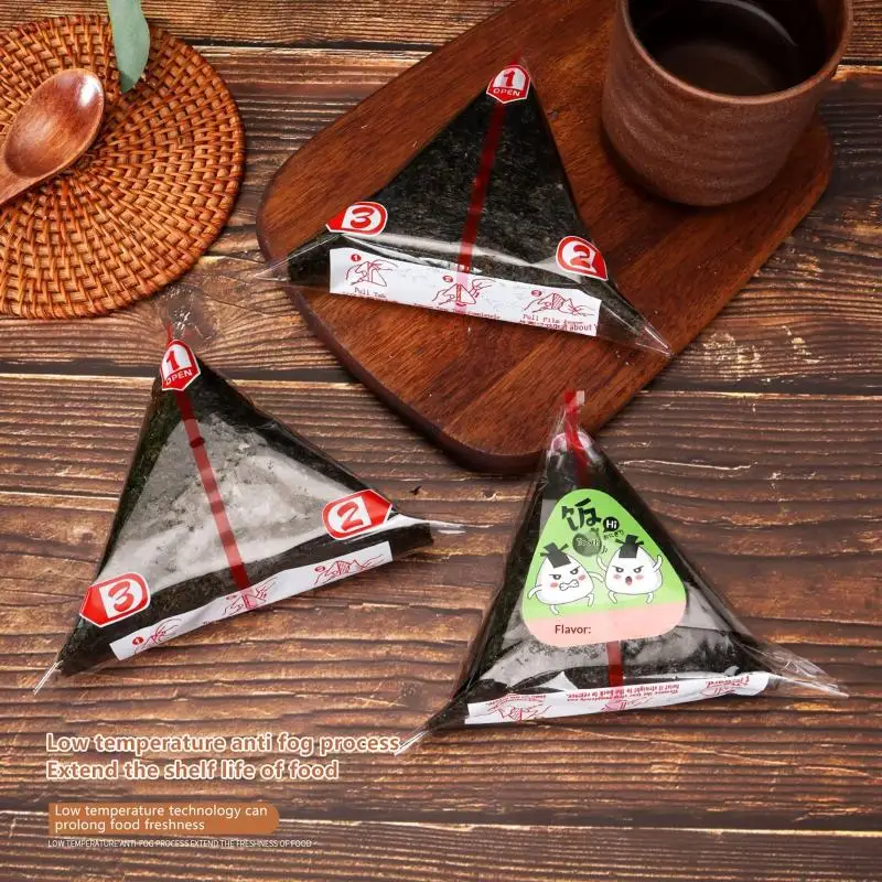 200Pcs Triangular Rice Ball Pa - Seaweed Snack recension och pris