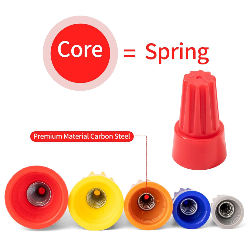 50pcs Colorful Wire Connector  - Nuts Mix recension och pris